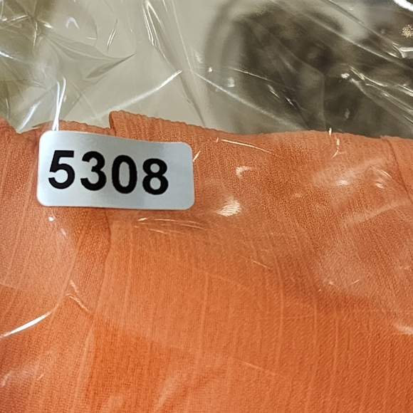 Elegant Coral Strapless Dress - Picture 9 of 9